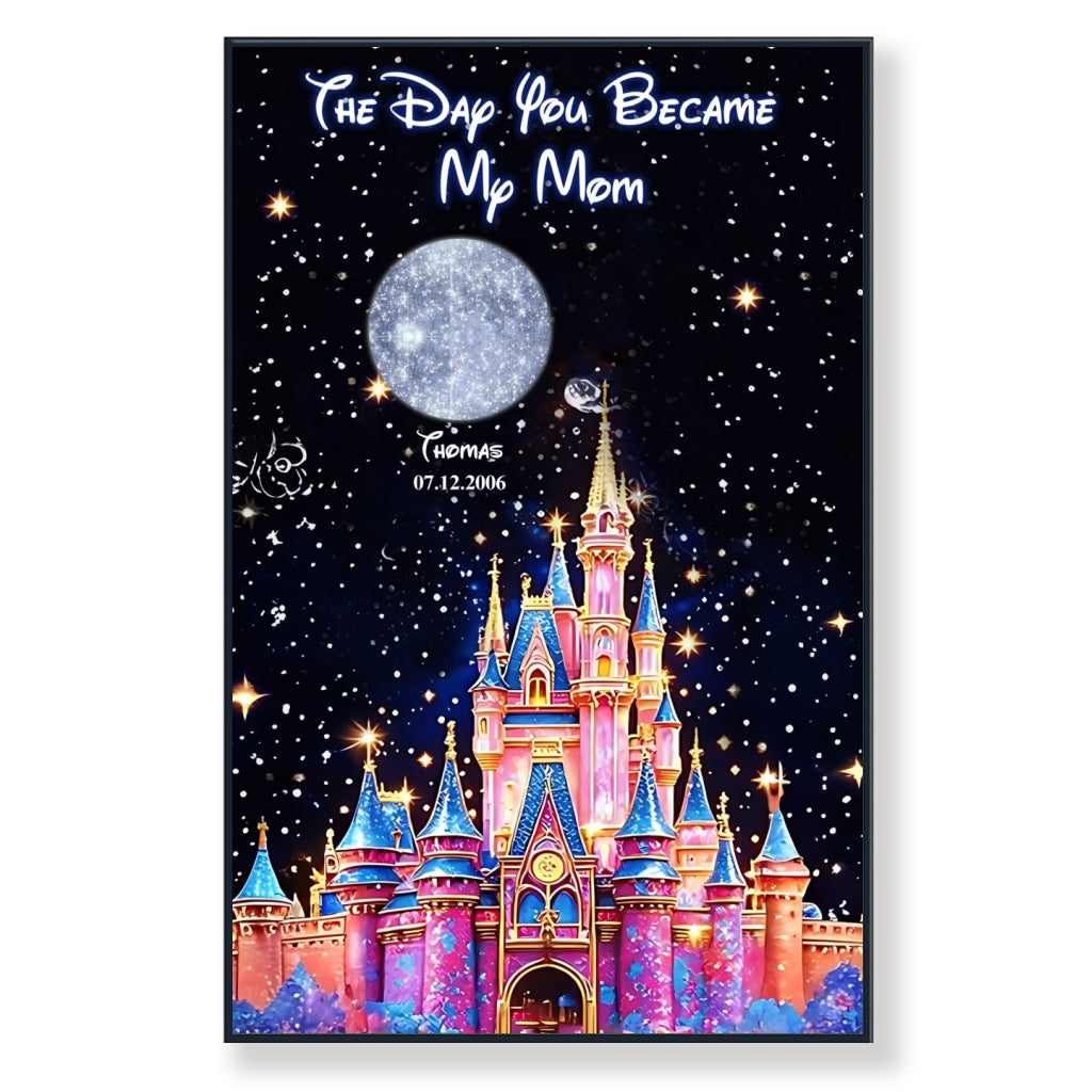 We Love You To The Moon And Back - Personalized Mother Canvas And Poster
