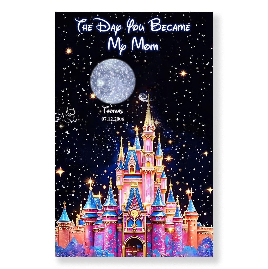 We Love You To The Moon And Back - Personalized Mother Canvas And Poster