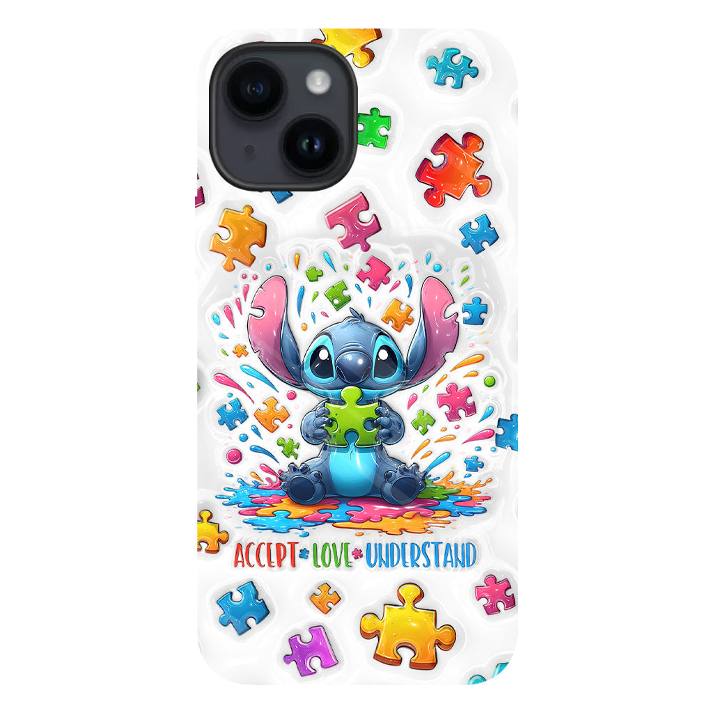 Accept Love Understand - Personalized Autism Awareness Full Print Phone Case