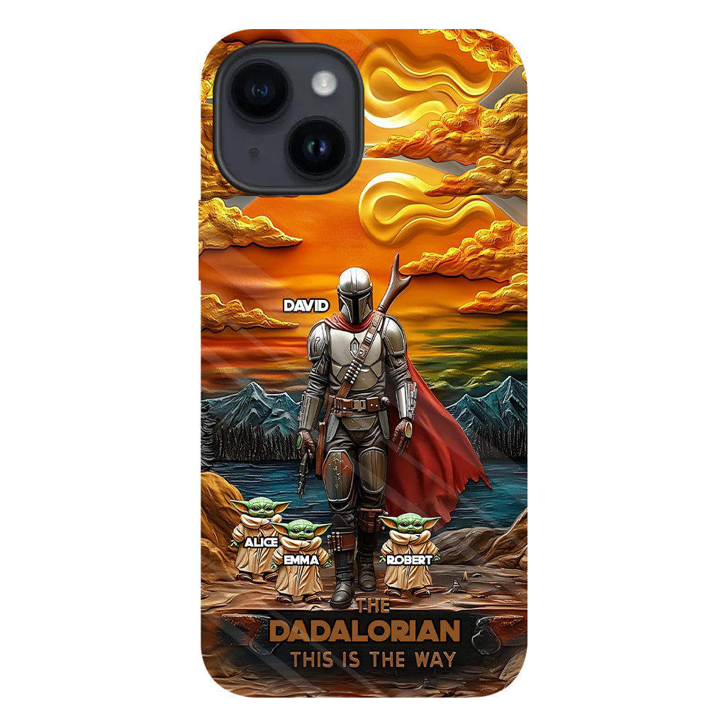 Best Dad Gift For Dad, Uncle, Grandpa,... - Personalized The Force Full Print Phone Case
