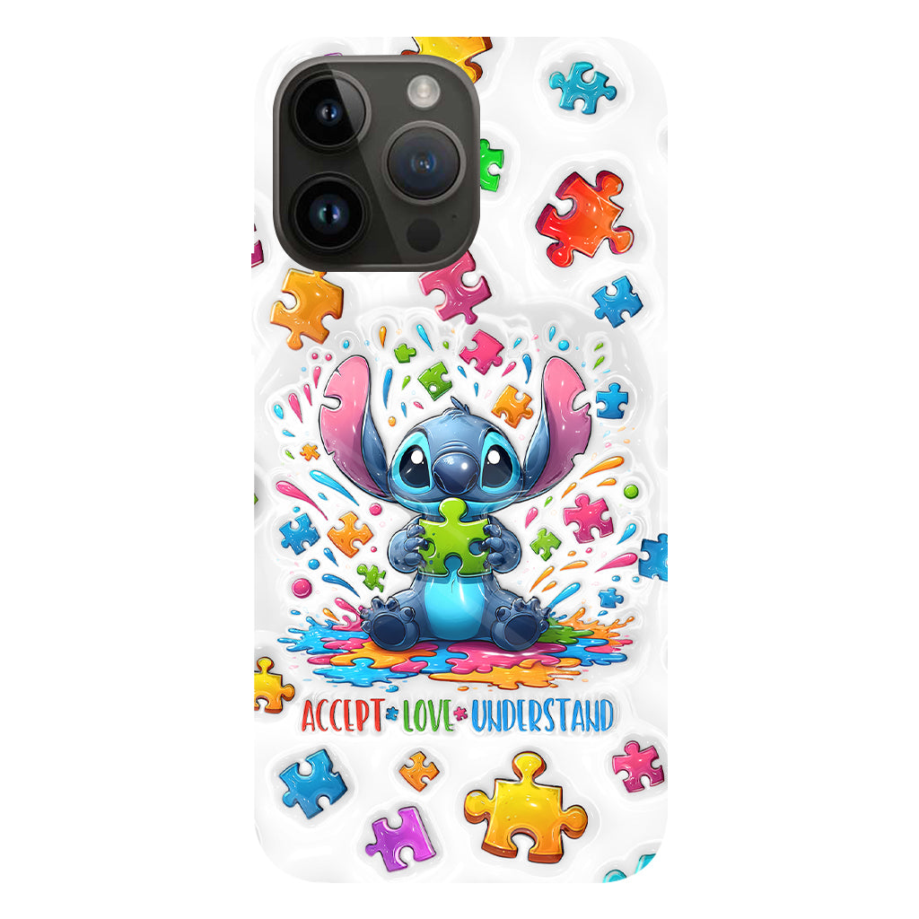 Accept Love Understand - Personalized Autism Awareness Full Print Phone Case