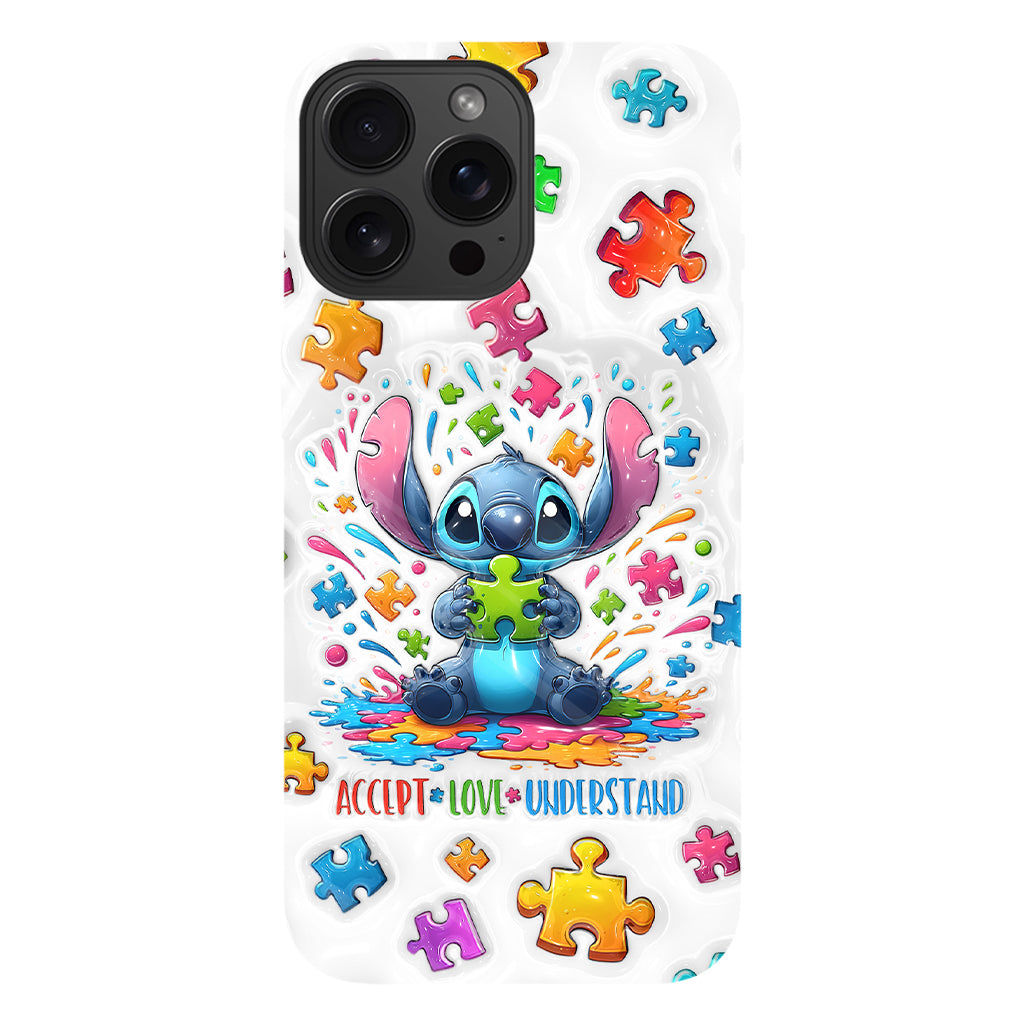 Accept Love Understand - Personalized Autism Awareness Full Print Phone Case