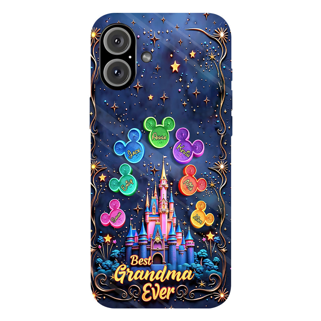 Best Grandma/ Mom Ever - Personalized Mouse Full Print Phone Case