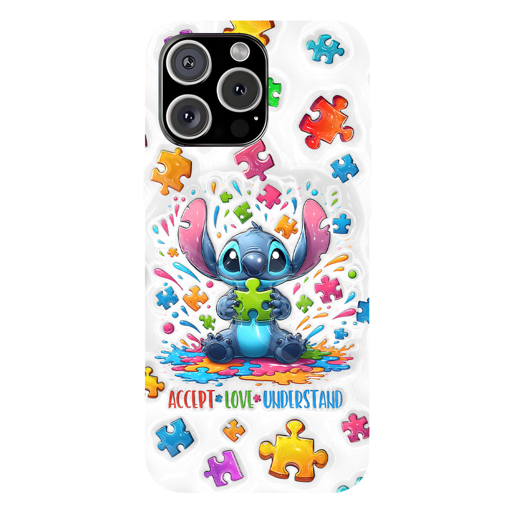 Accept Love Understand - Personalized Autism Awareness Full Print Phone Case