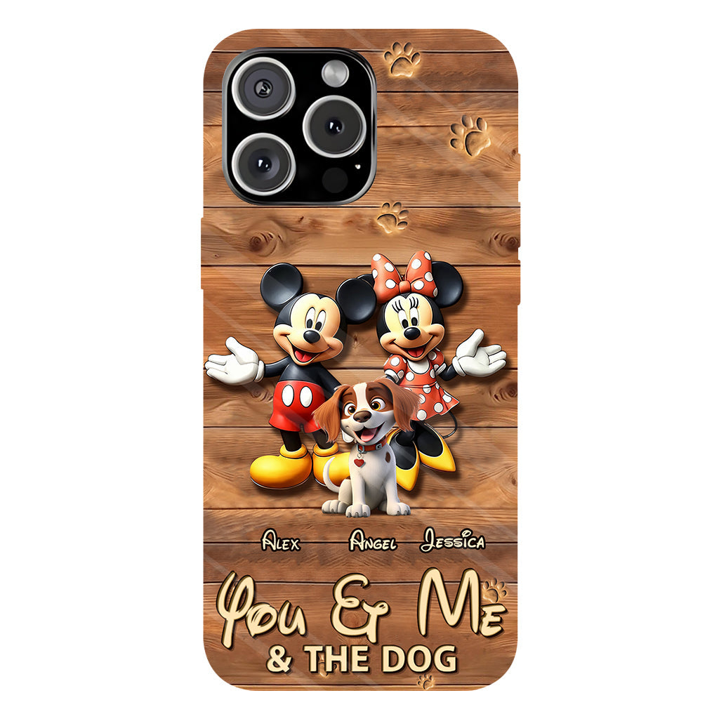 Dog Mom Dog Dad - Personalized Dog Full Print Phone Case