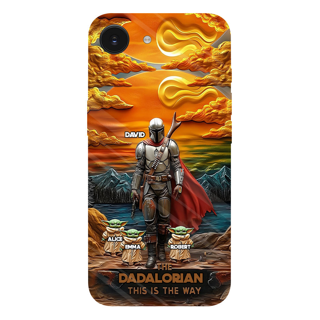 Best Dad Gift For Dad, Uncle, Grandpa,... - Personalized The Force Full Print Phone Case