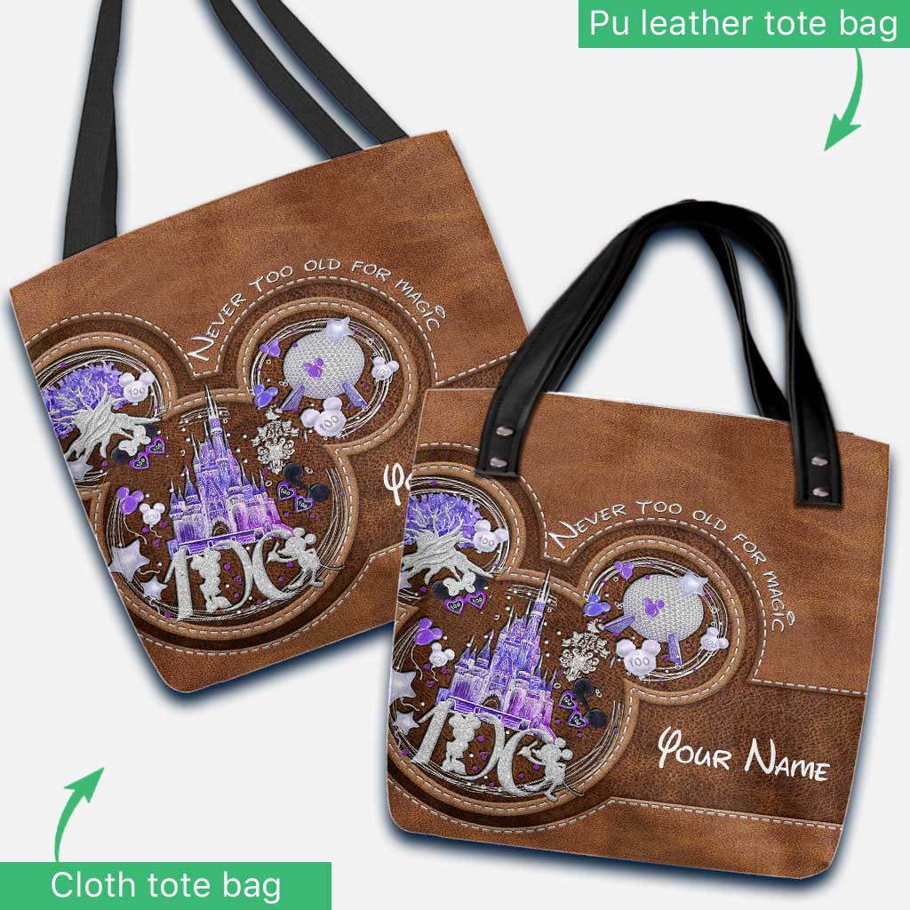 100 Years Of Wonder - Personalized Mouse Tote Bag