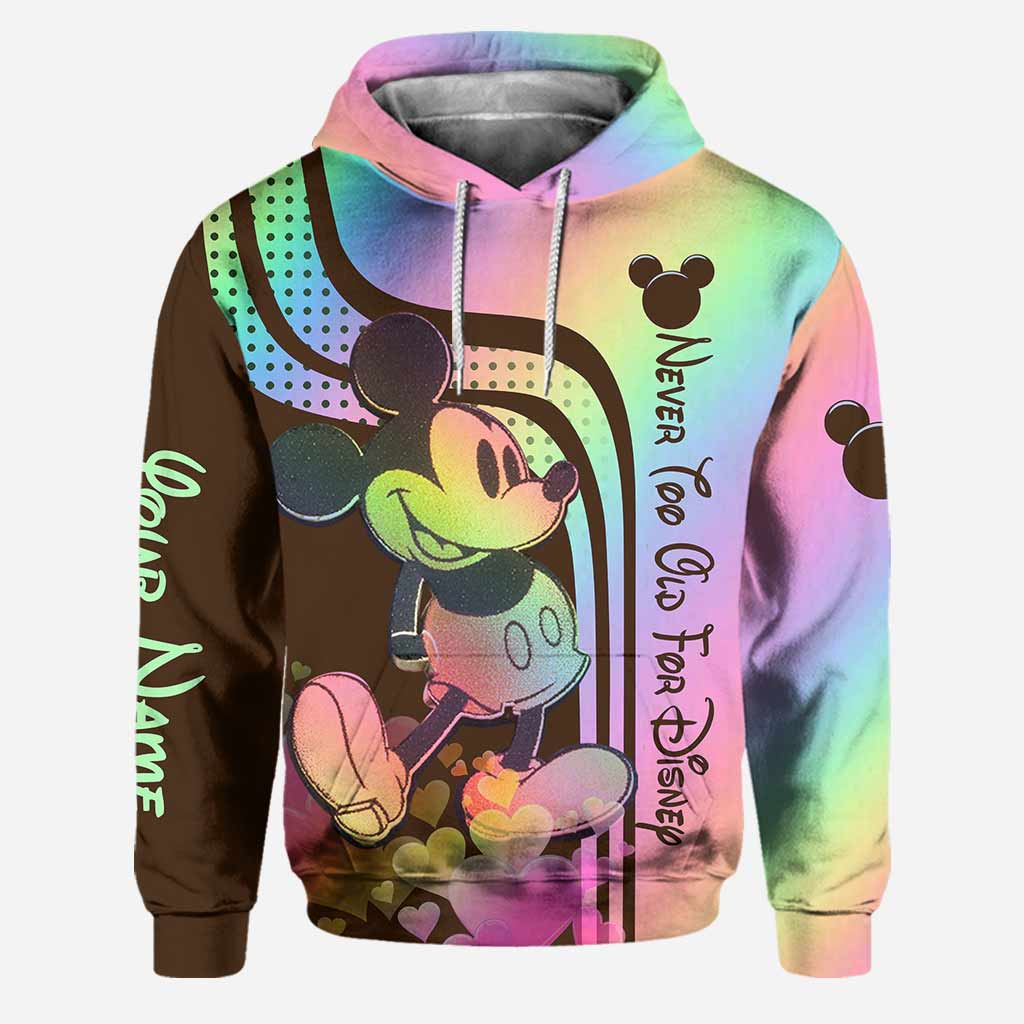 Never Too Old For Magic - Personalized Mouse Hoodie And Leggings