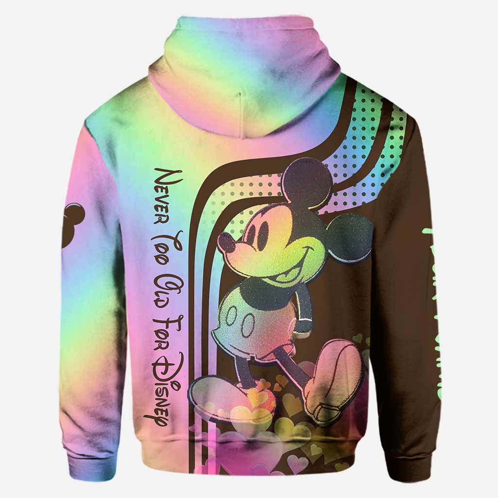 Never Too Old For Magic - Personalized Mouse Hoodie And Leggings