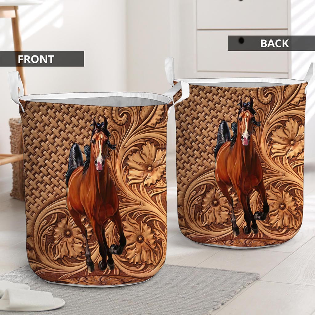 Love Horses Horse Storage Basket 0622