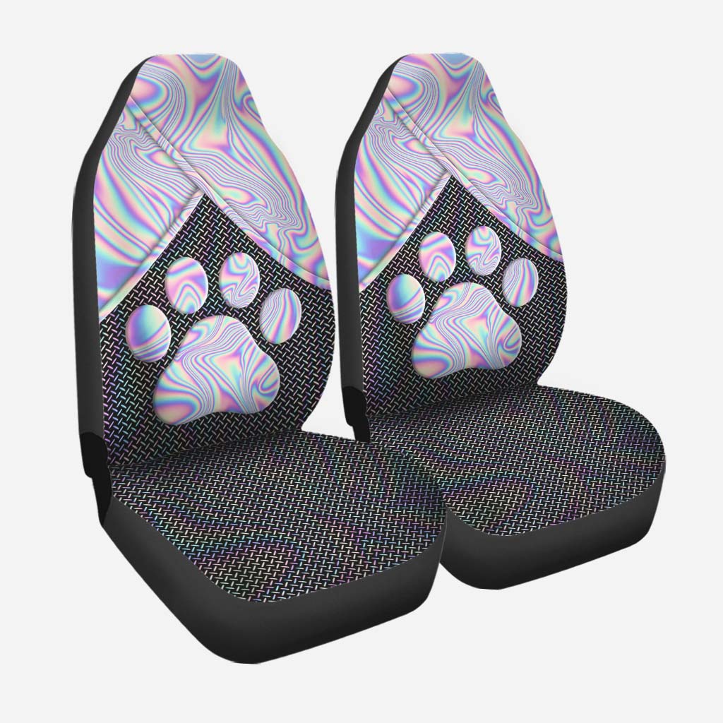 Hologram Paw Dog Seat Covers 0622