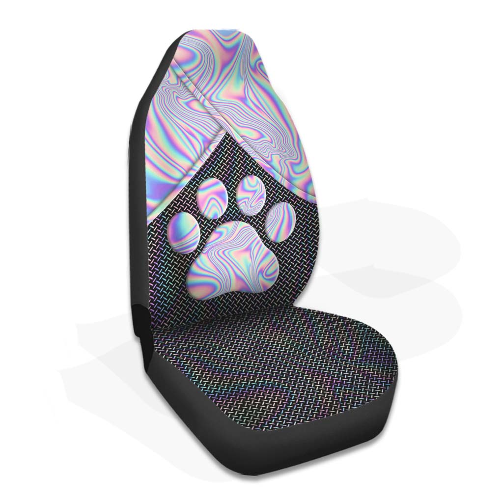 Hologram Paw Dog Seat Covers 0622