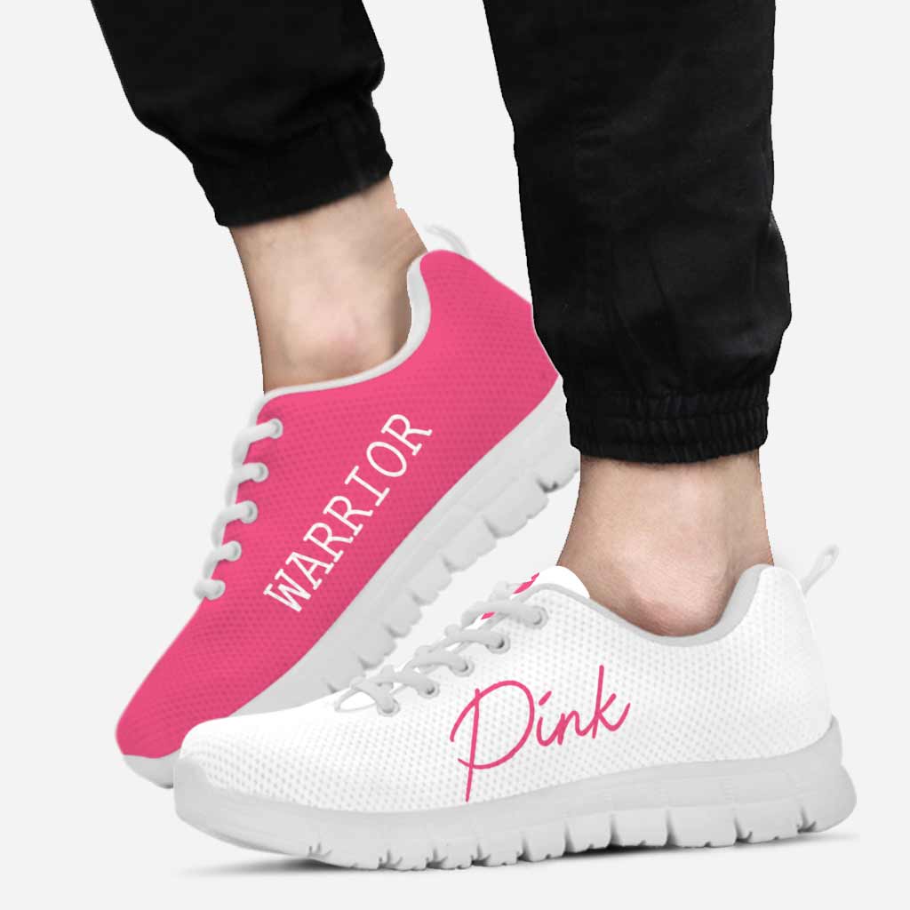 Pink Warrior Breast Cancer Awareness Sneakers 0622