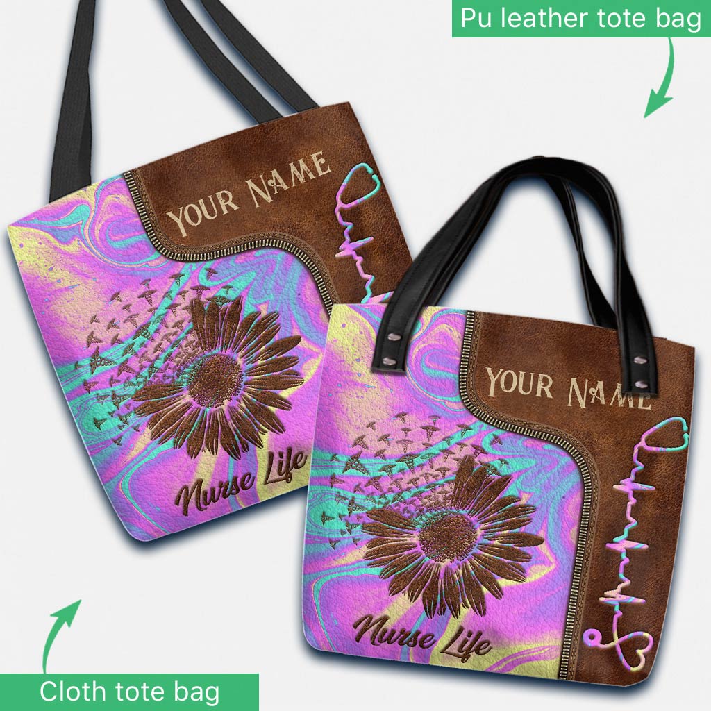 Nurse Life Personalized Tote Bag