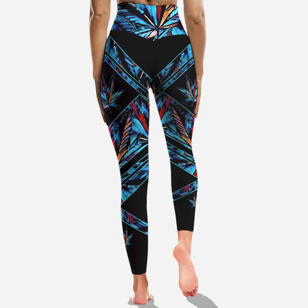 Love Weed - Cross Tank Top and Leggings
