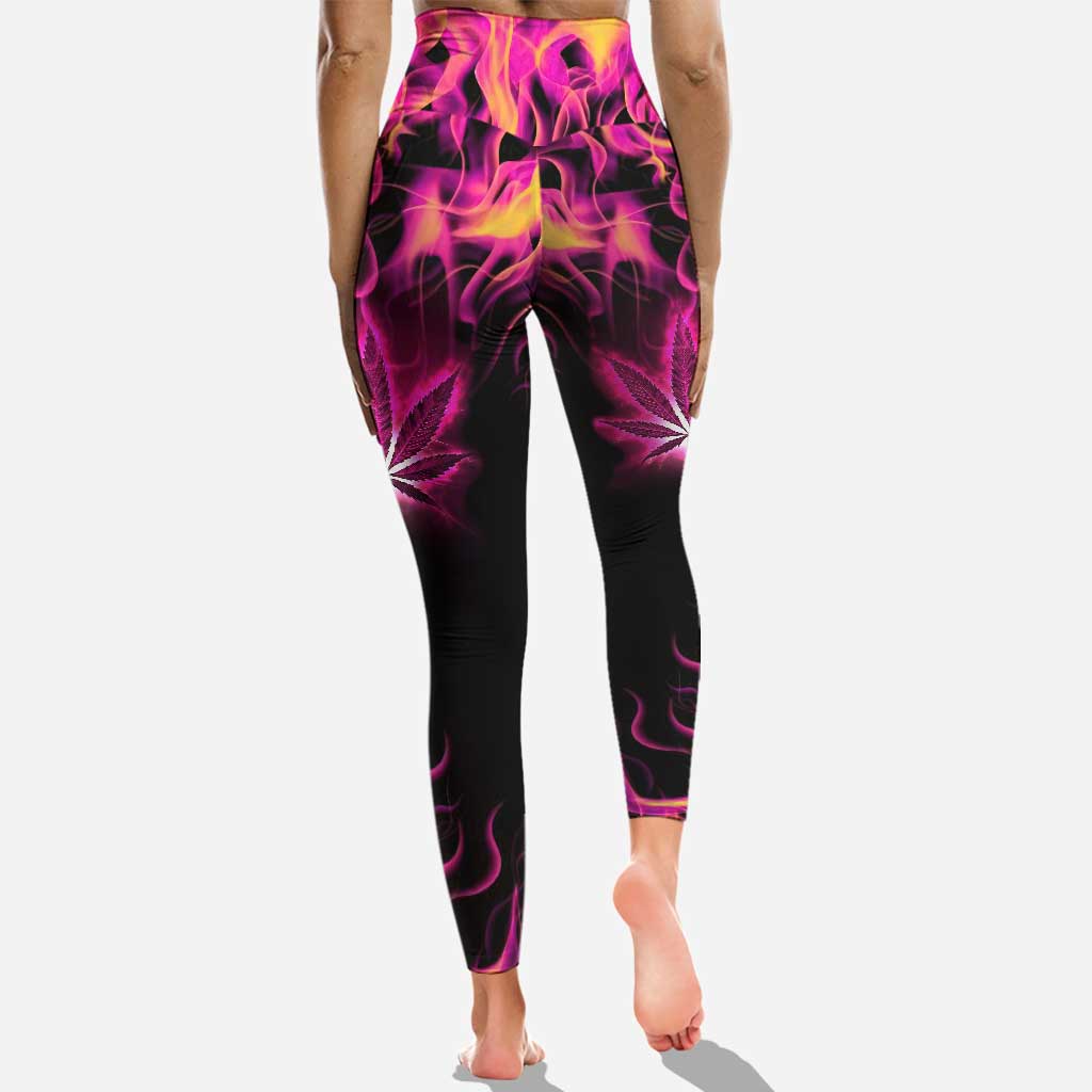 High AF - Weed Cross Tank Top and Leggings