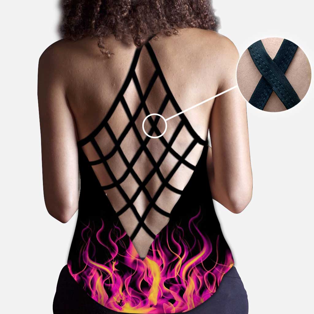High AF - Weed Cross Tank Top and Leggings