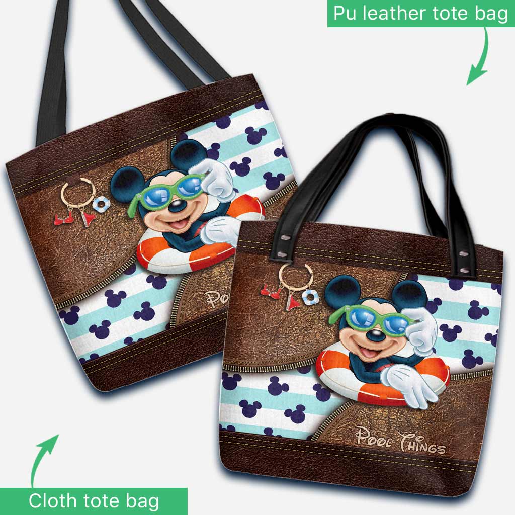 Pool Things - Personalized Mouse Tote Bag