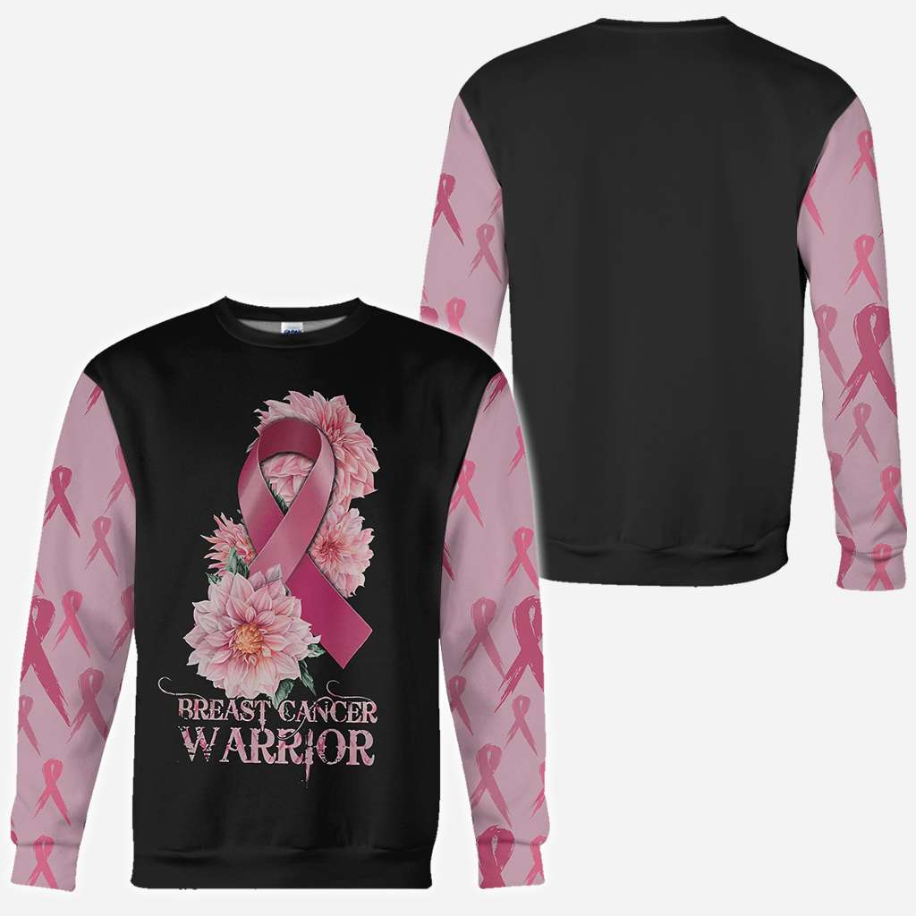 Breast Cancer Warrior - Breast Cancer Awareness All Over T-shirt and Hoodie 0822