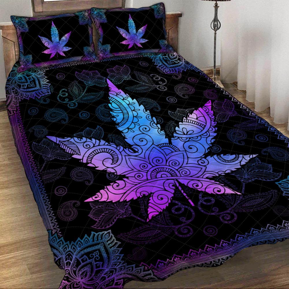 Lovely Leaf - Weed Quilt Set 0822