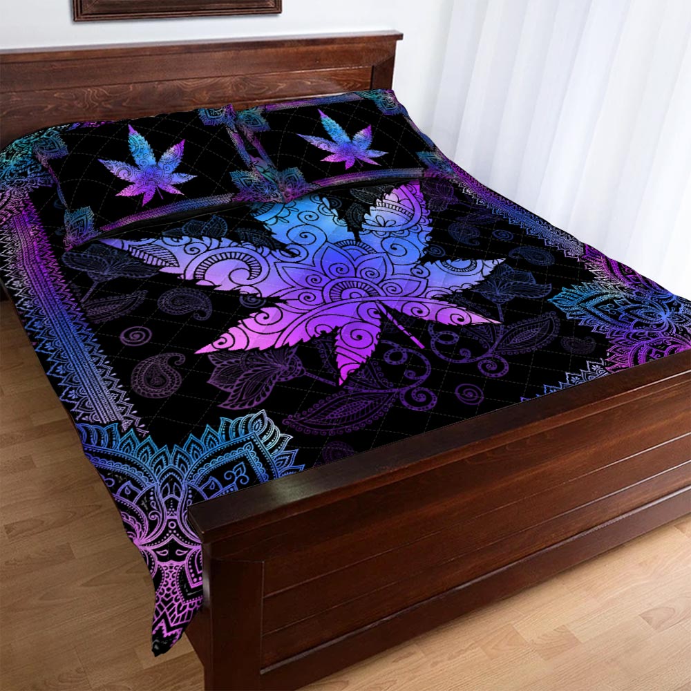 Lovely Leaf - Weed Quilt Set 0822