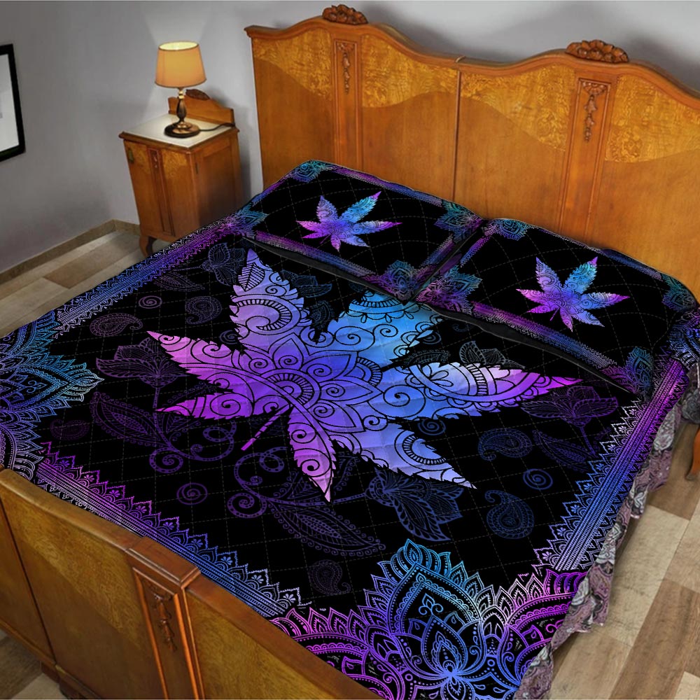 Lovely Leaf - Weed Quilt Set 0822