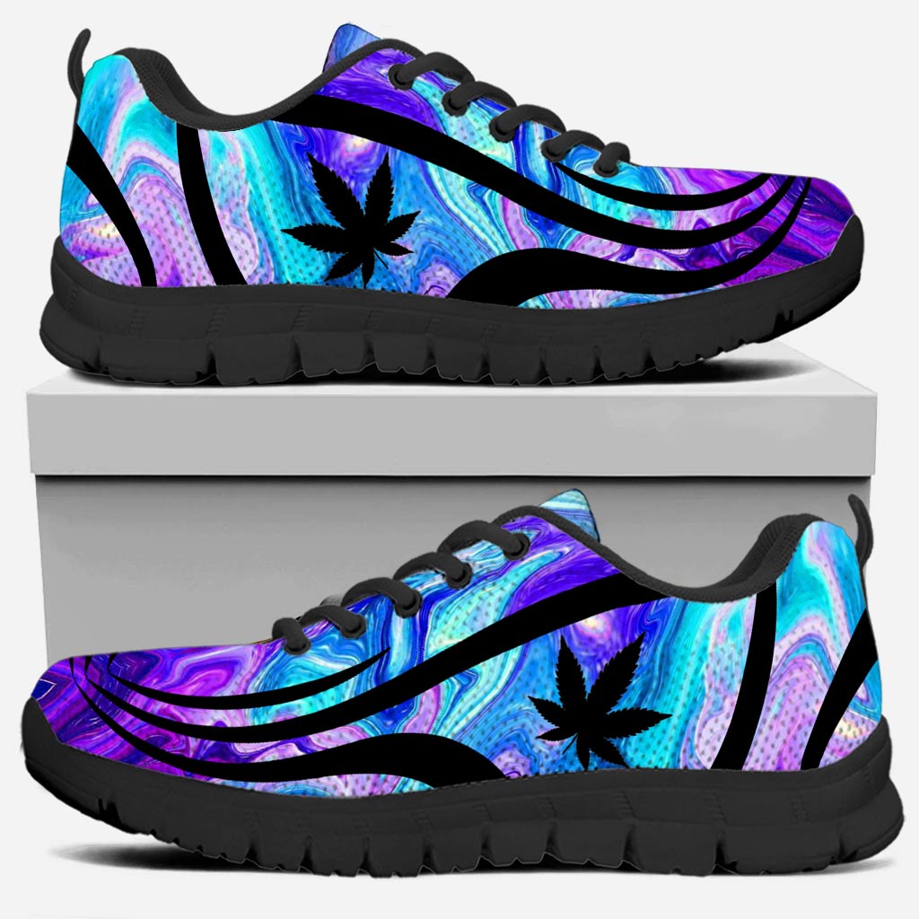 Blue And Purple - Weed Sneakers 0822