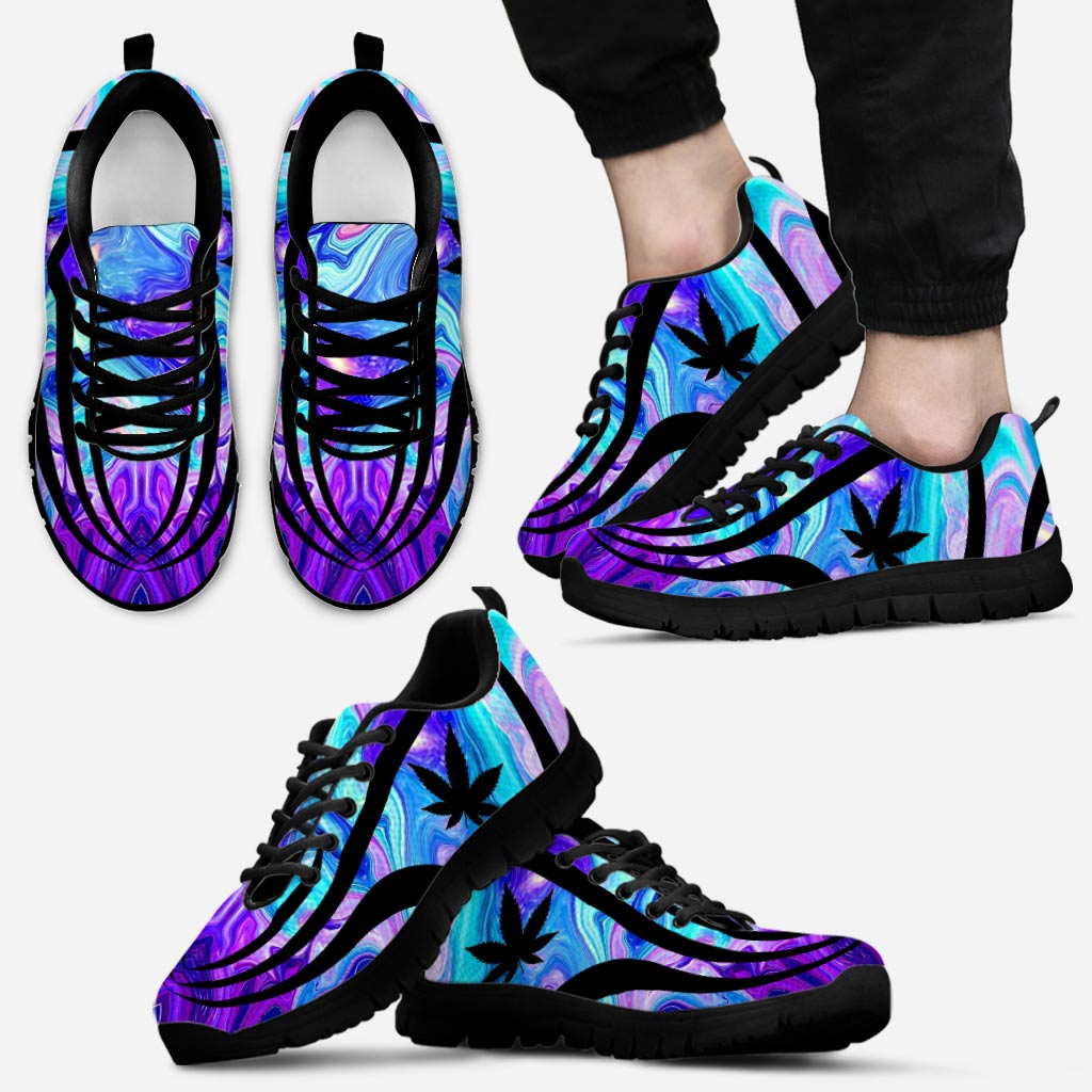 Blue And Purple - Weed Sneakers 0822