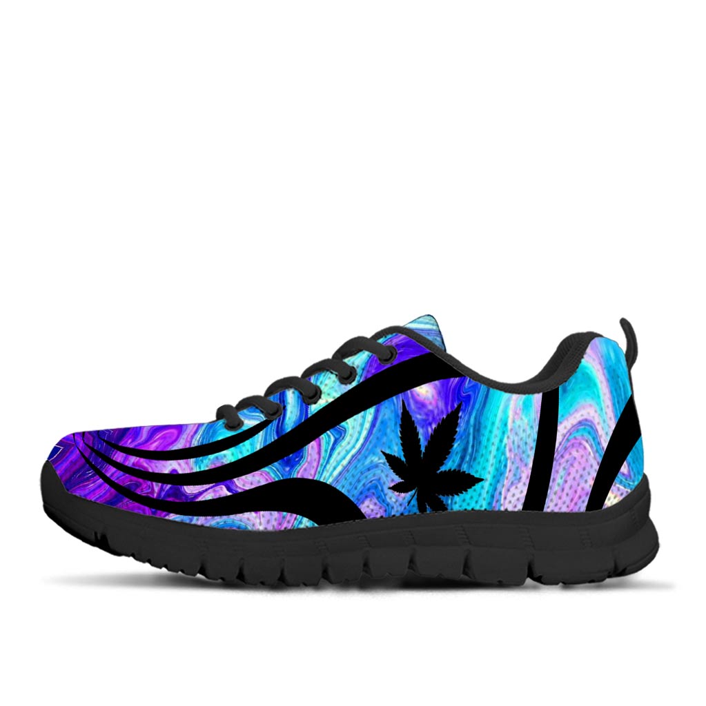 Blue And Purple - Weed Sneakers 0822