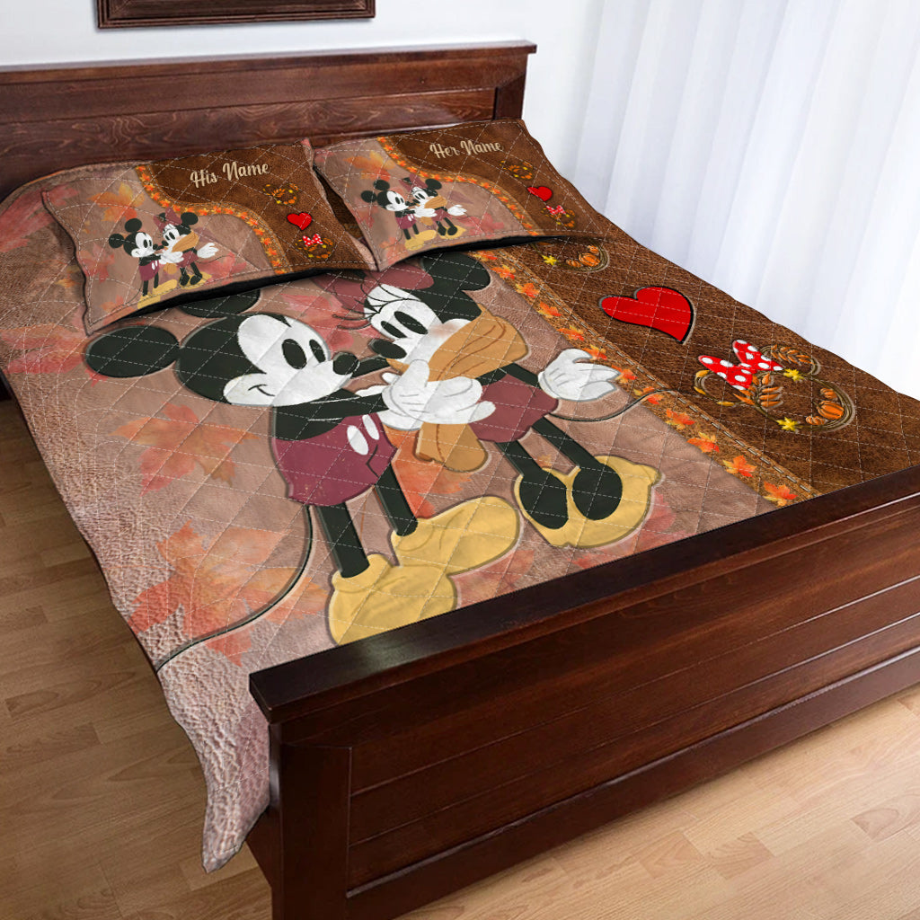 You & Me - Personalized Mouse Quilt Set