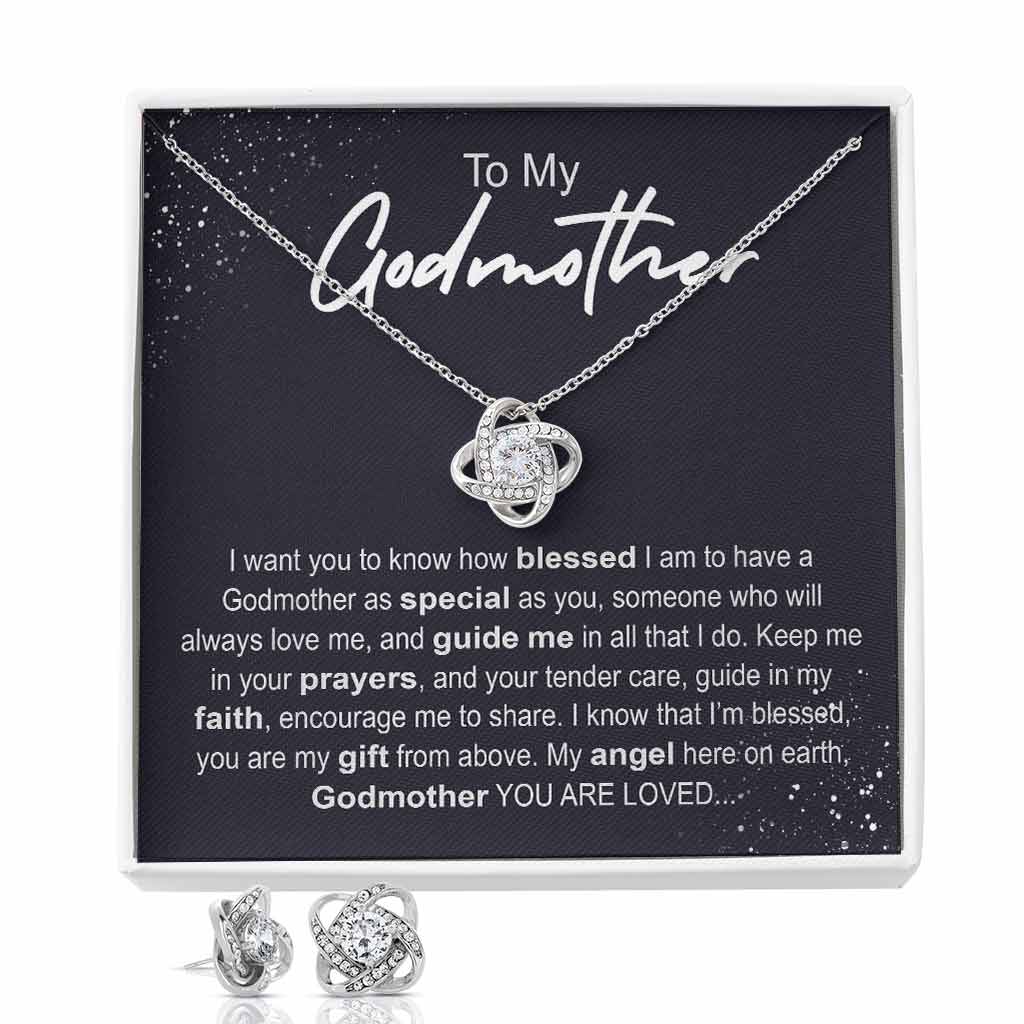 Godmother Godmother And Godaughter Fairy Godmother - Grandma Love Knot Necklace 0921
