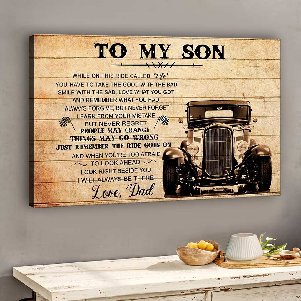 Meaningful Quote From Dad To Son To My Son - Family Poster 0921
