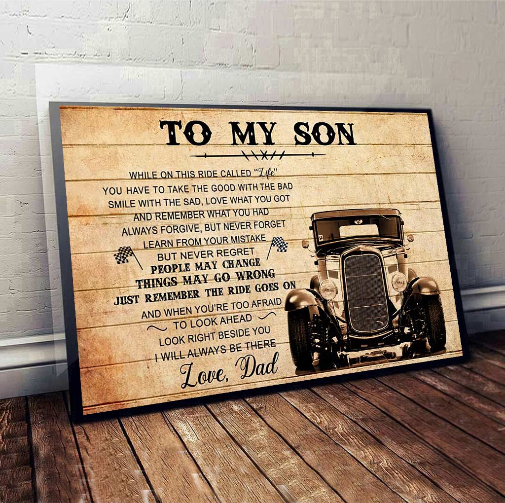 Meaningful Quote From Dad To Son To My Son - Family Poster 0921