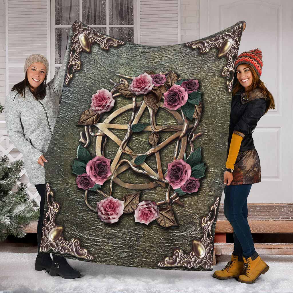 Mystical Witch - Halloween Blanket With 3D Pattern Print