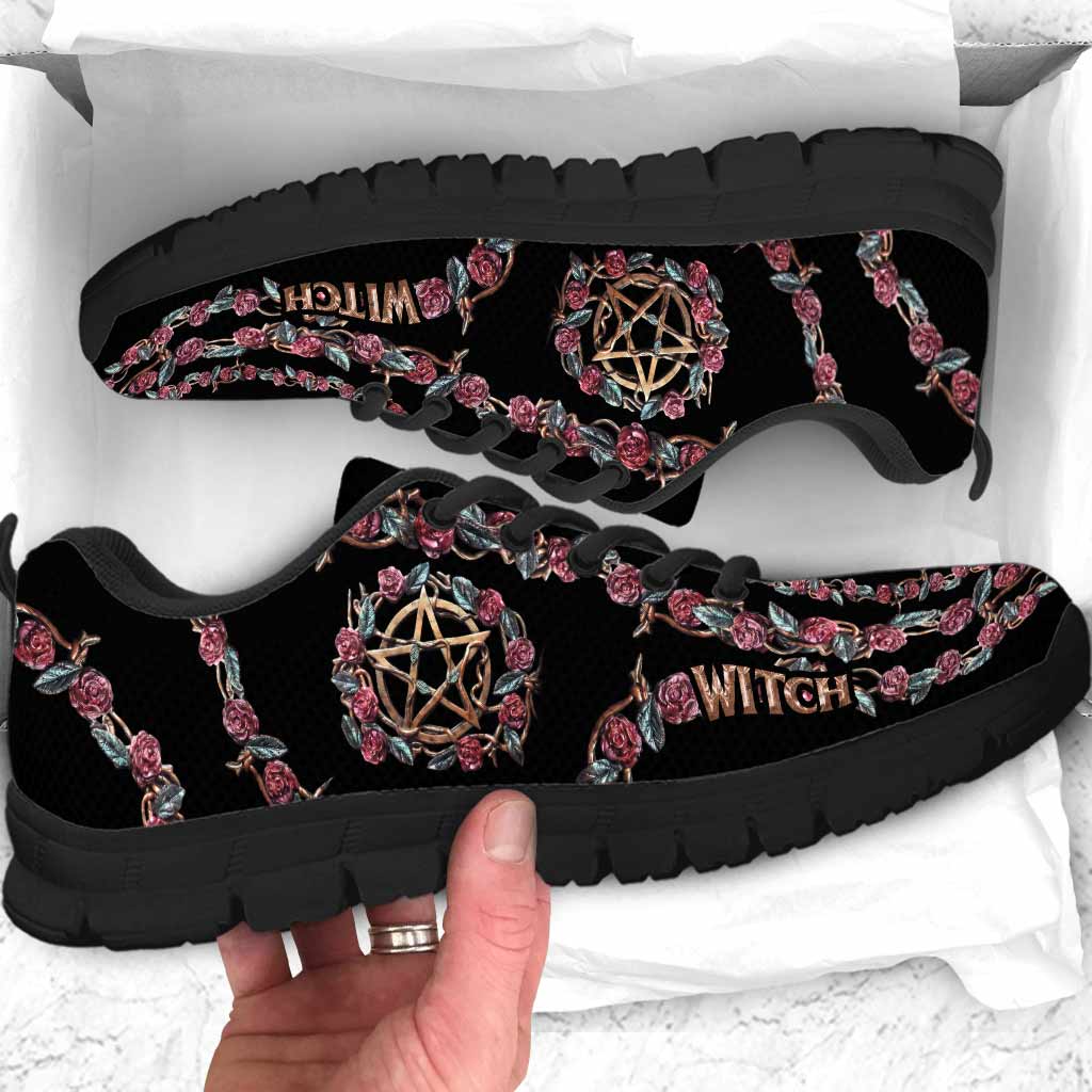 Mystical Witch 3D Pattern Print Sneakers