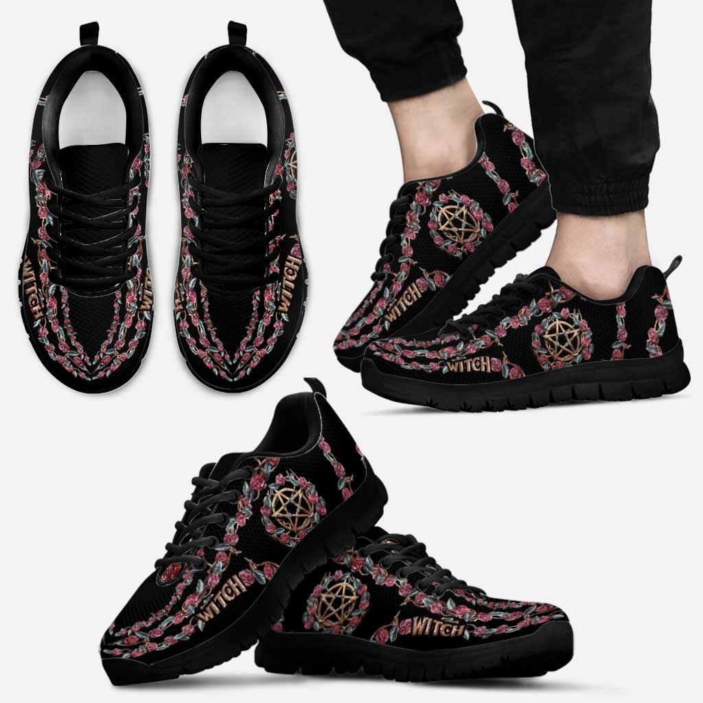 Mystical Witch 3D Pattern Print Sneakers