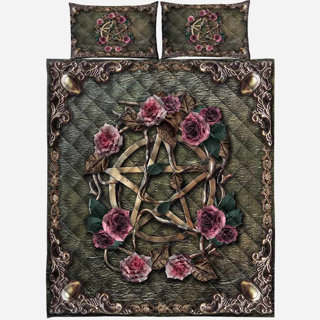 Mystical Witch 3D Pattern Print Quilt Set