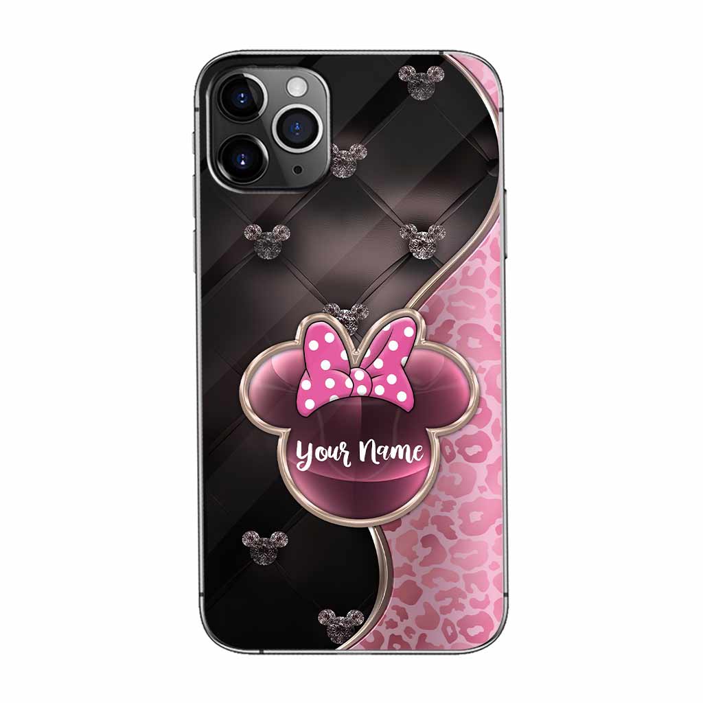 Magic Black Pink - Personalized Mouse Phone Case