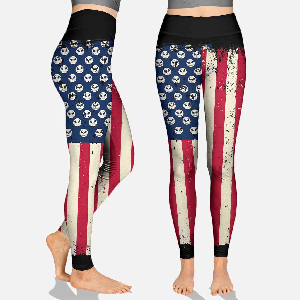 Nightmares - Personalized Independence Day Cross Tank Top and Leggings