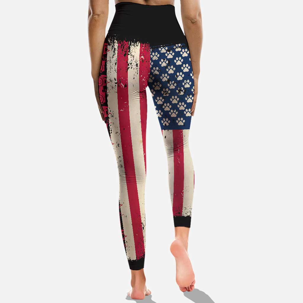 Jp Girl - Independence Day Car Cross Tank Top and Leggings