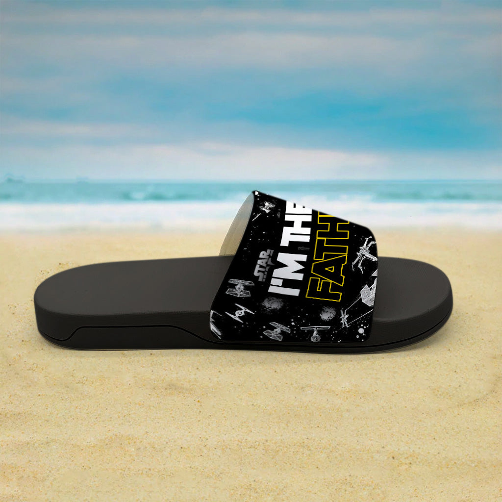 I'm Their Father - Personalized The Force Slide Sandals