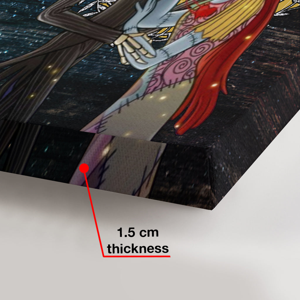 The Night We Became Mr And Mrs - Personalized Nightmare Canvas and Poster
