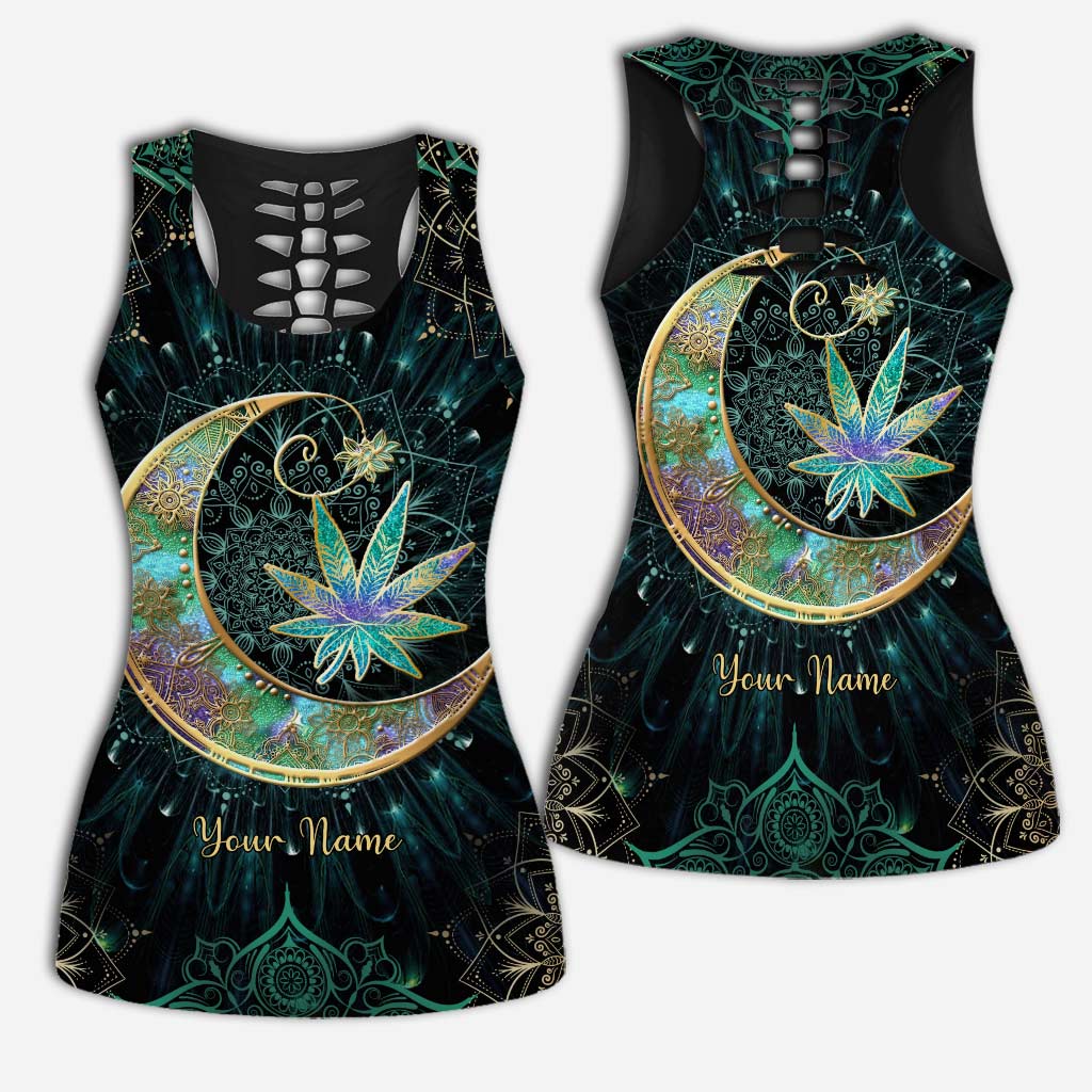 Dream High - Personalized Weed Hollow Tank Top and Leggings