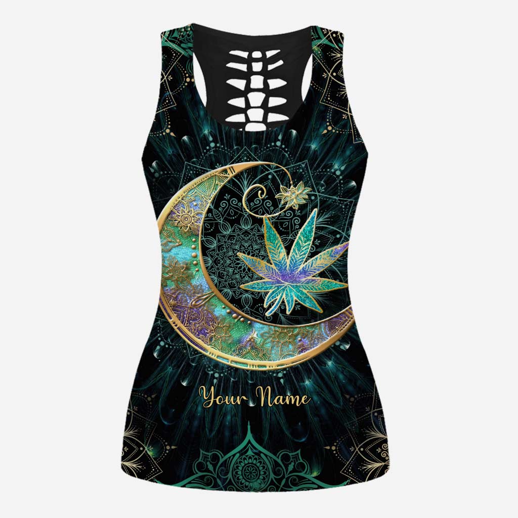 Dream High - Personalized Weed Hollow Tank Top and Leggings
