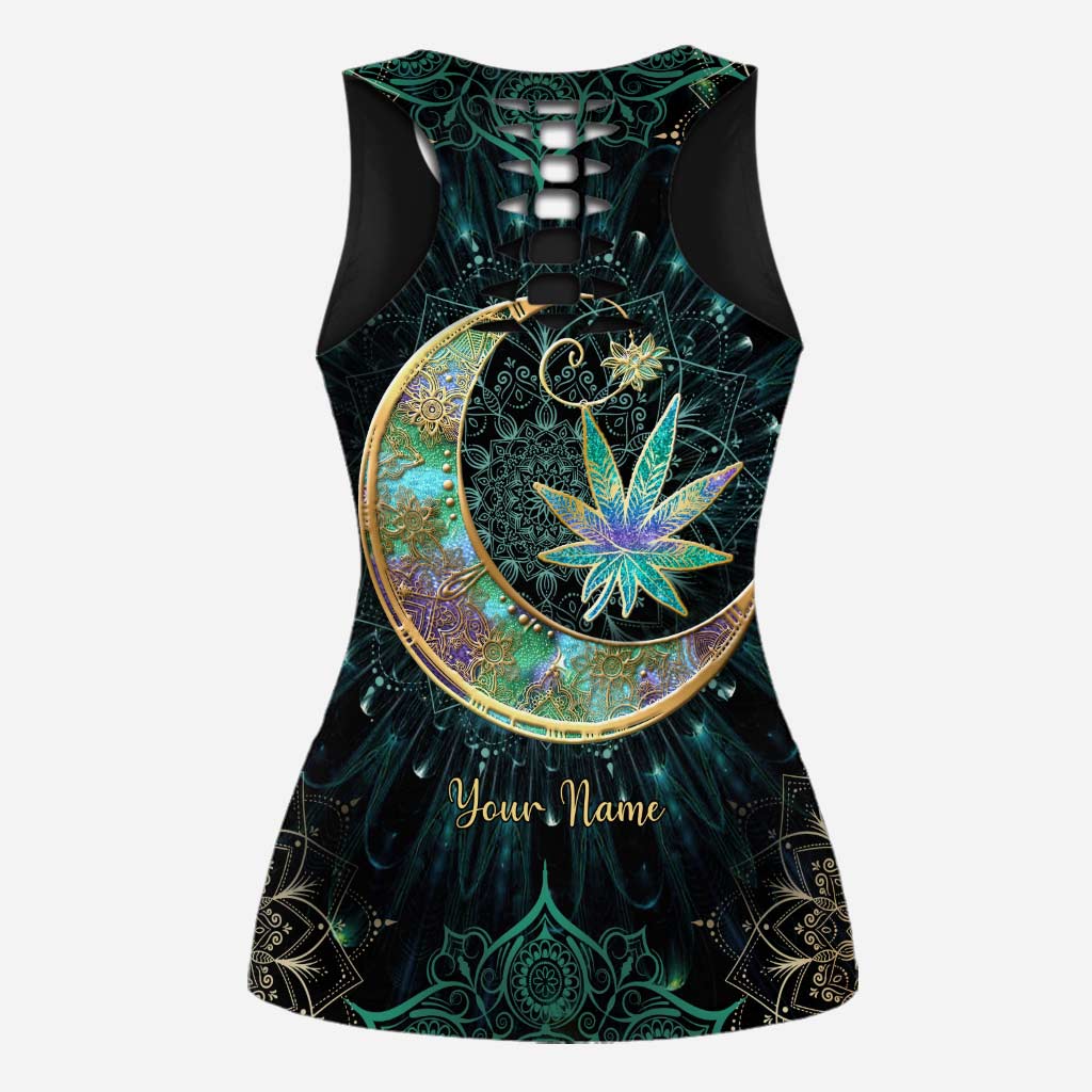 Dream High - Personalized Weed Hollow Tank Top and Leggings