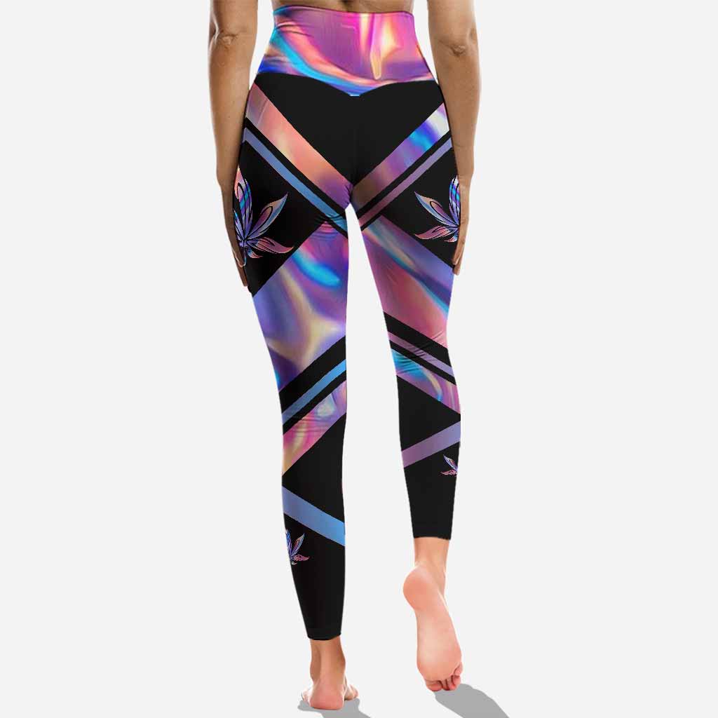 It's 420 Somewhere - Personalized Weed Cross Tank Top and Leggings