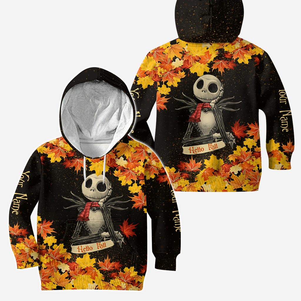 Hello Fall - Personalized Nightmare Hoodie and Leggings