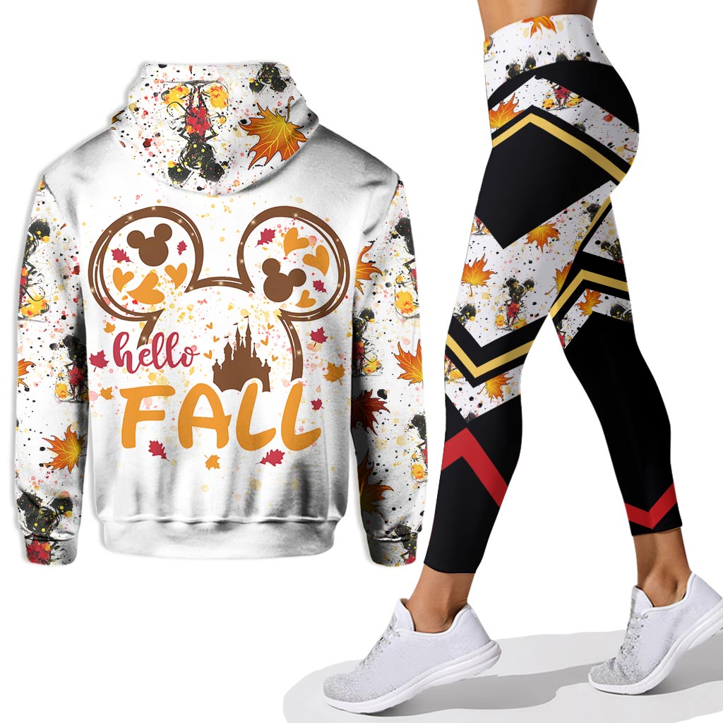 Hello Fall - Personalized Mouse Hoodie and Leggings