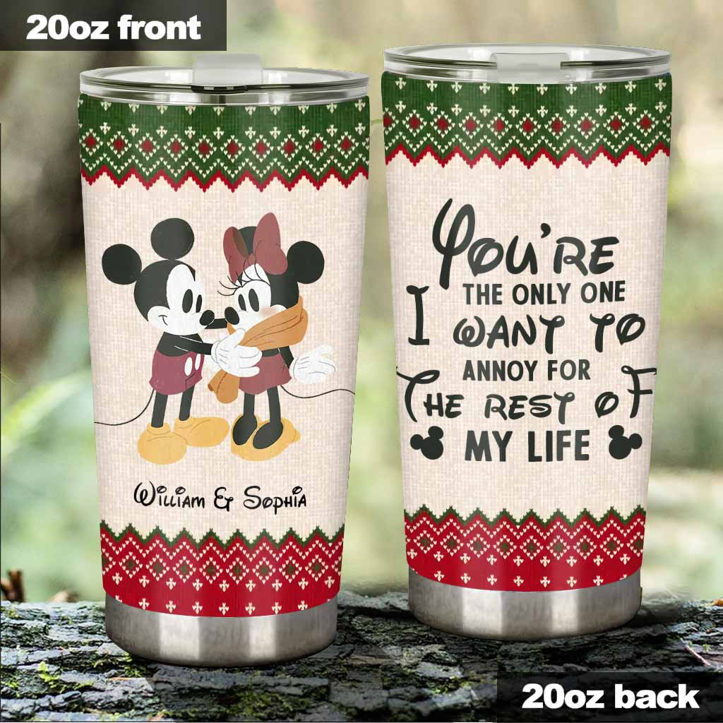 You're The Only One - Personalized Couple Mouse Tumbler