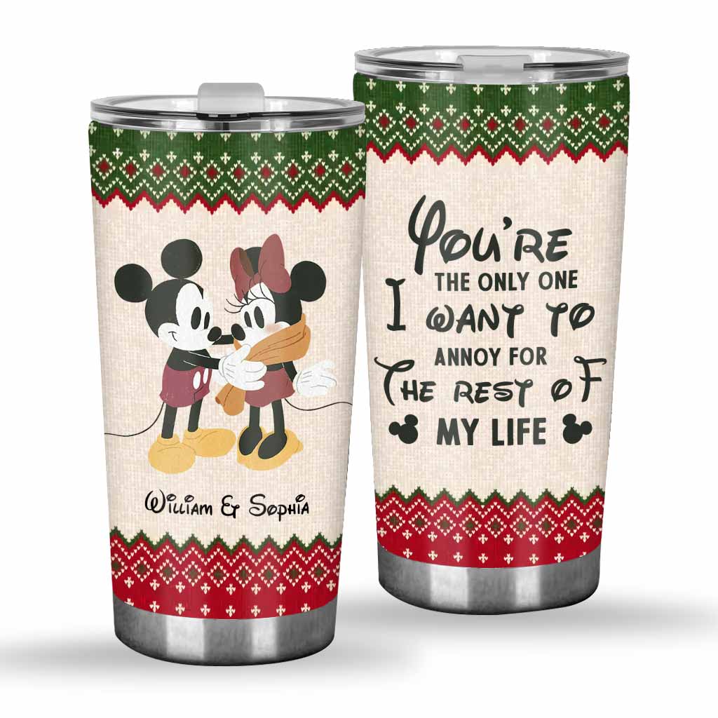 You're The Only One - Personalized Couple Mouse Tumbler